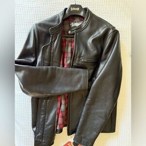 Schott NYC 530 Black Leather Jacket - XL - New with tags